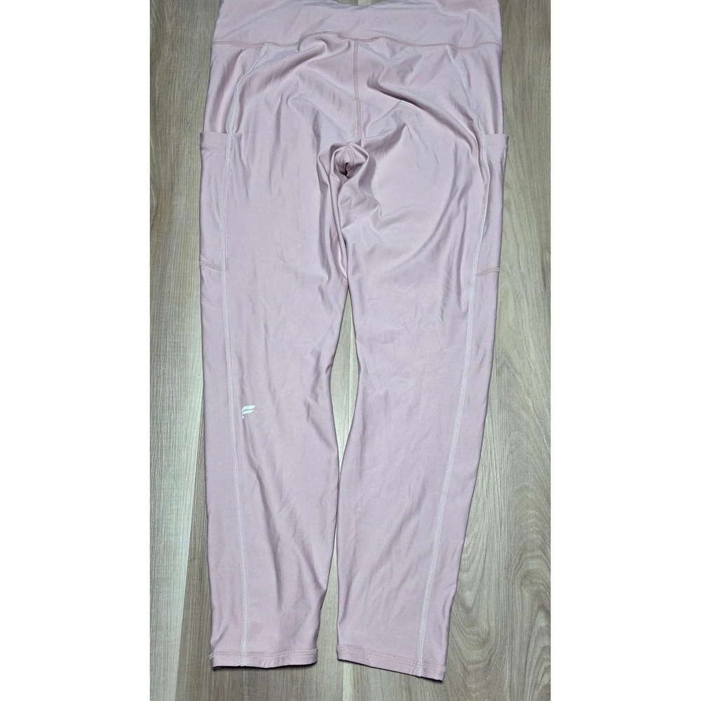 Fabletics Leggings Womens XXL Pink High Waisted Pockets Yoga Gym Pants